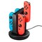 Insten Charging Station Compatible with Nintendo Switch &#x26; OLED Model 2021 Joycon Controllers 4-in-1 Charger Dock Stand
